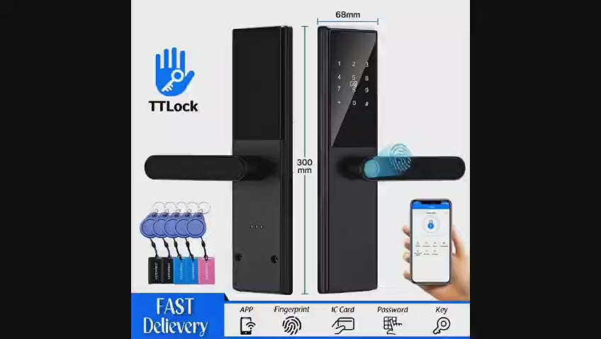 Serrure Connectée Biométrique Lock T1 Serrure de porte intelligente sans clé